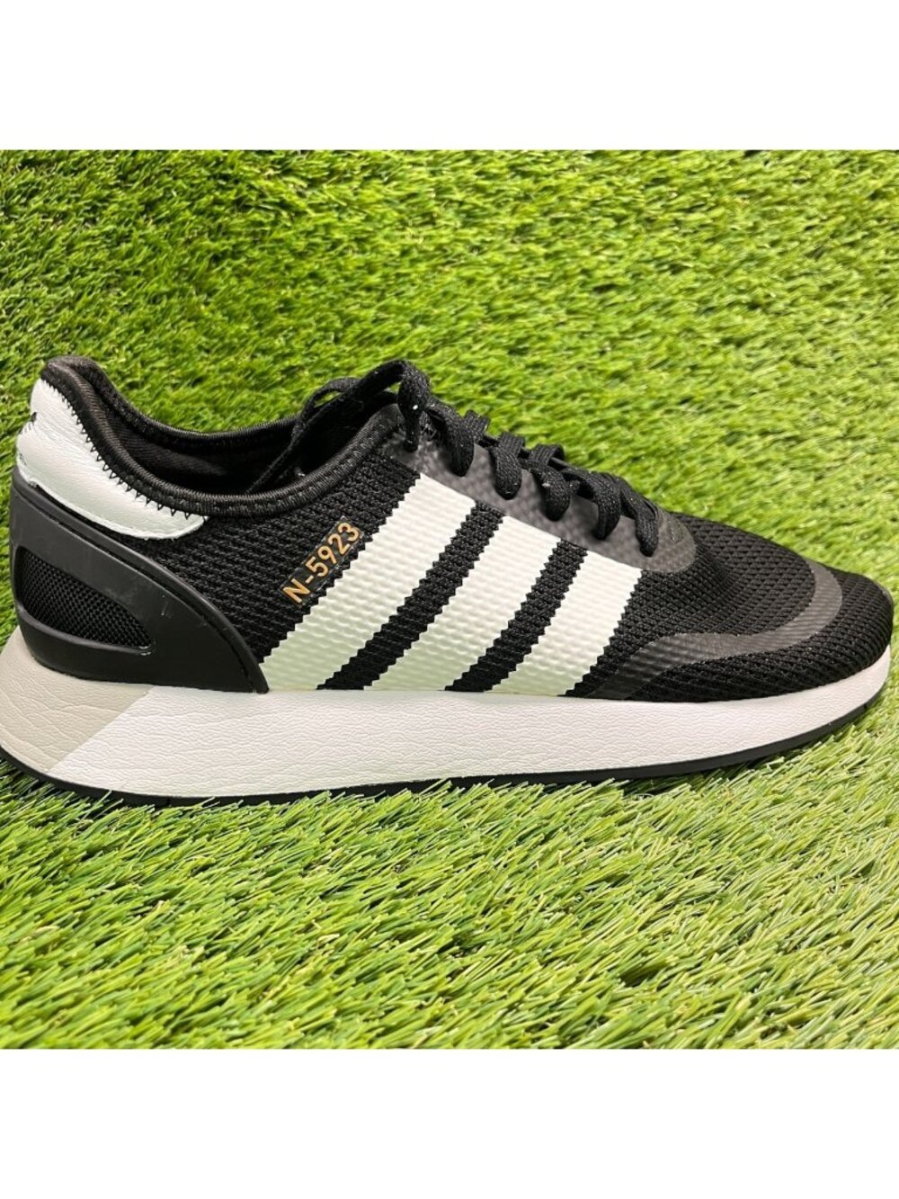 Adidas N-5923 Mens Size 12 Black White Athletic Running Walking Shoes Sneakers
